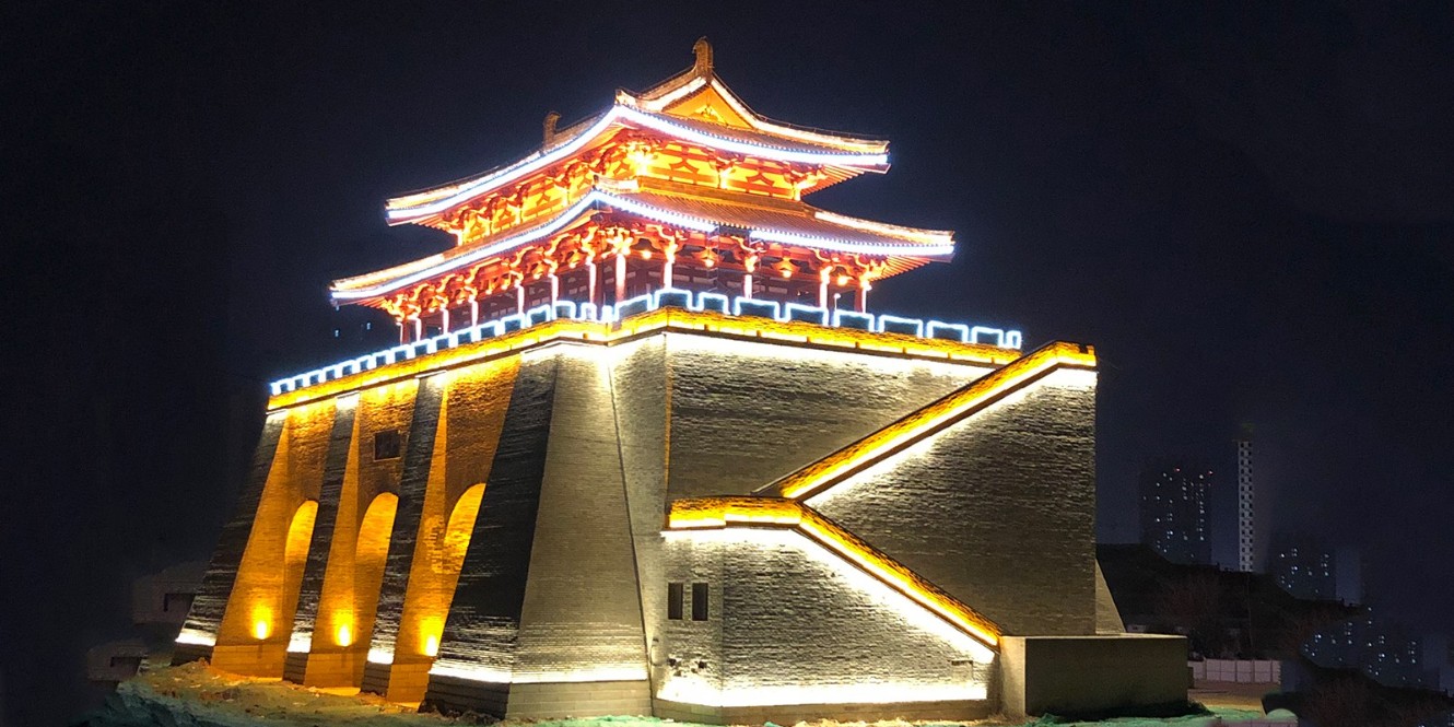 古建筑亮化效果