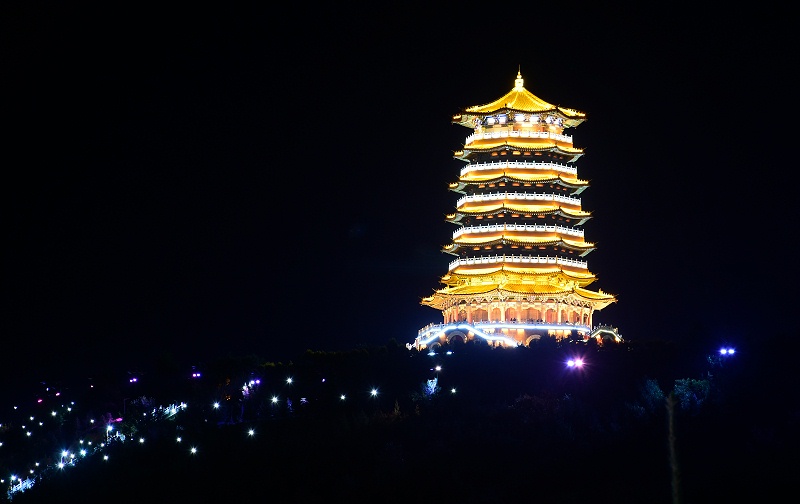 固原市古雁塔亮化項目